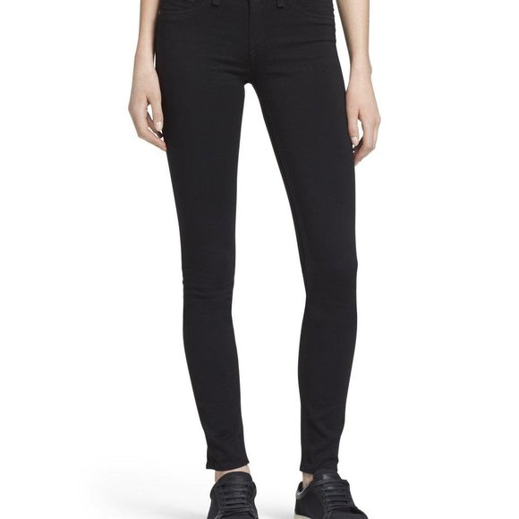Rag & Bone Jean Black Soft Twill Legging - Picture 1 of 4